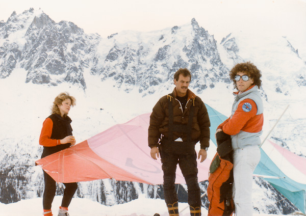 Gliding in the French Alps